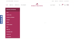 Desktop Screenshot of bombaycreations.com